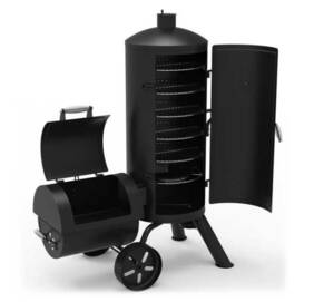 Dyna-Glo Signature Series Heavy Duty Vertical Offset Charcoal Smoker & Grill  • DGSS1382VCS-D