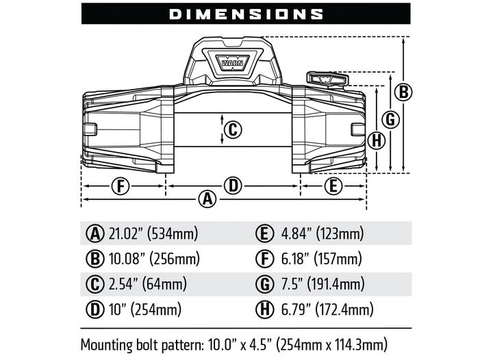 Warn VR EVO 8-S Winch with Synthetic Rope  • 103251