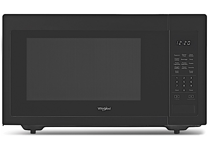 Whirlpool 1.6 cu. ft. Countertop Microwave with 1,200-Watt Cooking Power  • WMC30516HB