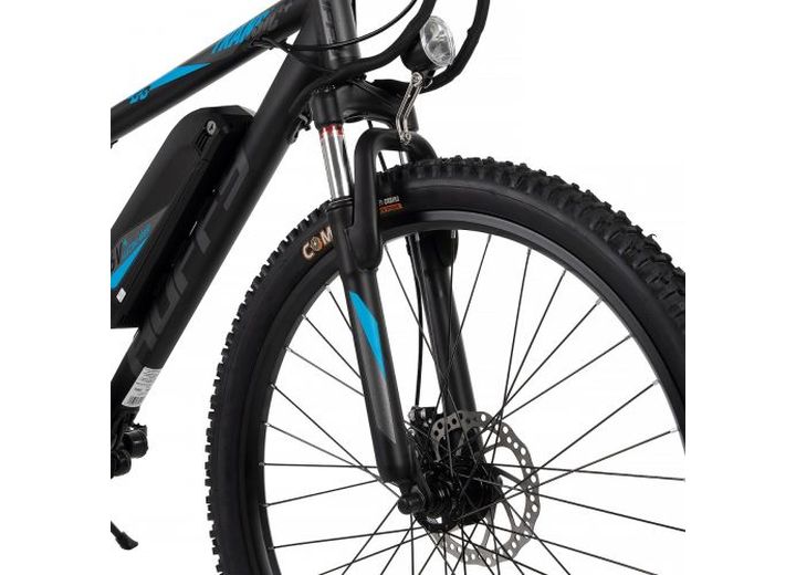 Huffy Transic + Adult 26” Pedal-Assist Electric Mountain Bike – 36V, 350W, Black  • E4880