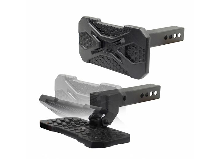 Go Rhino HS-20 Textured Black Hitch Step for 2