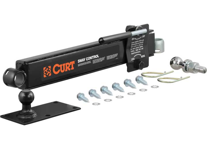 Curt Round Bar Weight Distribution Hitch With Lubrication, Sway Control (8-10k)  • 17062