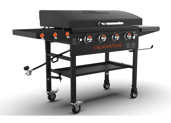 Blackstone 4-Burner Black 15,000 BTU 768 Sq. In. Outdoor LP Gas Griddle  • 2151