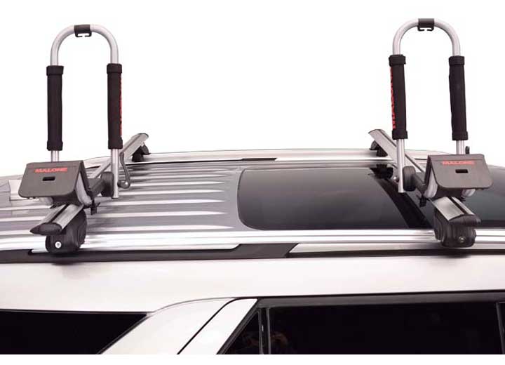 Malone DownLoader Kayak Carrier with Tie-Downs - J-Style - Folding  • MPG114MD