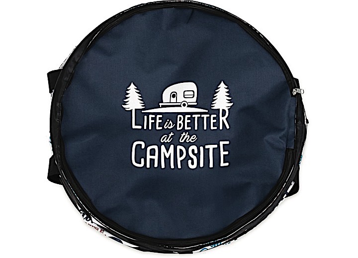 Camco Life is Better at the Campsite Pop-Up Container, 24-Inches x 18-Inches, Graffiti Design  • 42998