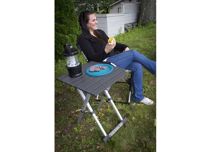 GCI Outdoor Compact Camp Table 20, Black/Chrome  • 39126