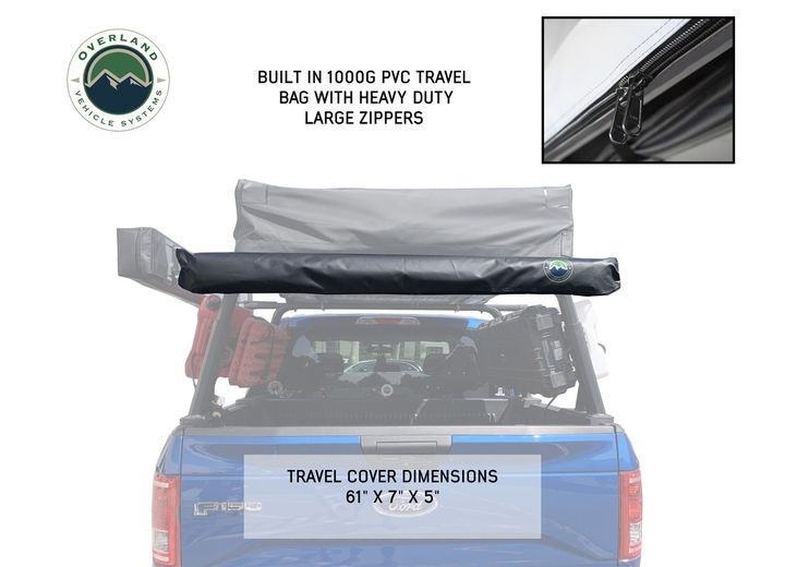 Overland Vehicle Systems Nomadic Awning 4.5' With Black Cover  • 18039909