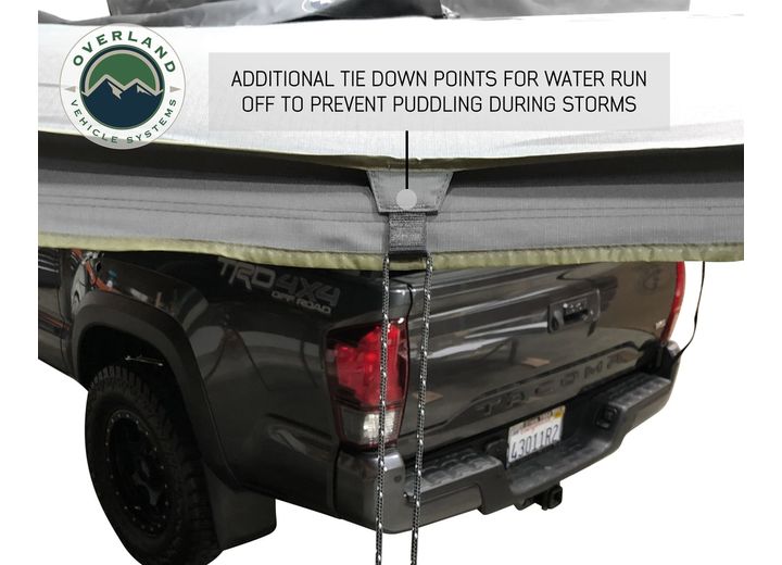 Overland Vehicle Systems Nomadic Awning 270 Driver Side Dark Gray Cover With Black Cover Universal  • 19519907