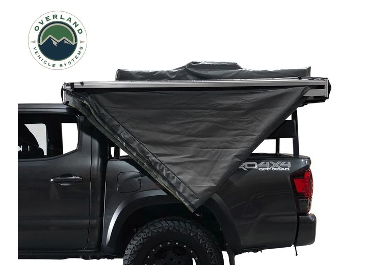 Overland Vehicle Systems Nomadic Awning 270 Driver Side Dark Gray Cover With Black Cover Universal  • 19519907