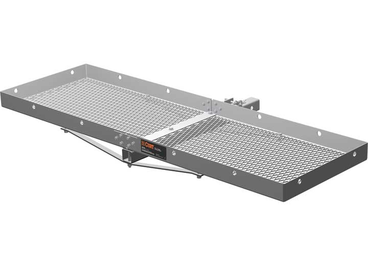 Curt Tray-Style Cargo Carrier With Folding Shank  • 18100