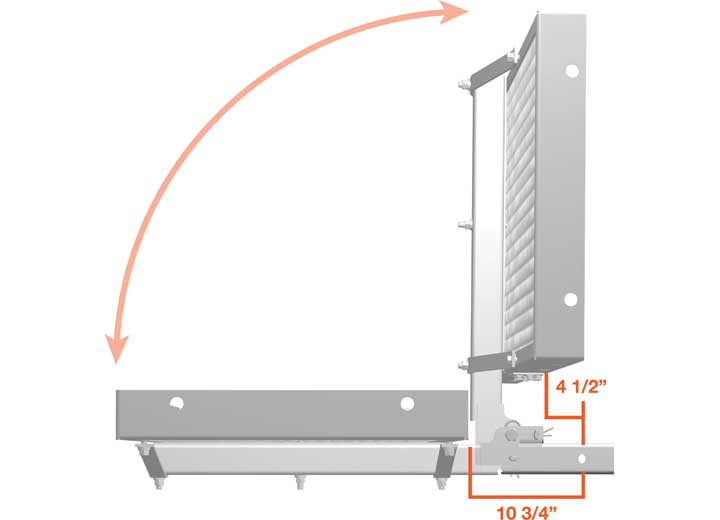 Curt Tray-Style Cargo Carrier With Folding Shank  • 18100