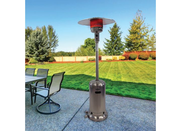 Dyna-Glo Round Base Patio Heater, Stainless Steel  • DGPH102SS