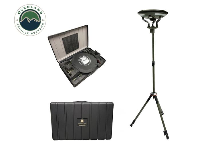 Overland Vehicle Systems Wild Land Camping Gear - UFO Solar Light  Pods & Speaker  • 15049901