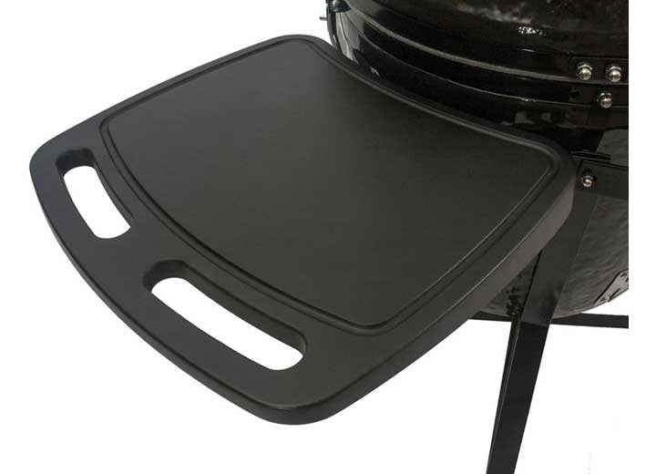 Primo All-In-One Oval XL 400 Ceramic Kamado Grill With Cradle, Side Shelves, And Stainless Steel Grates  • PGCXLC