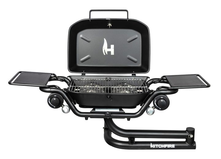 Hitchfire F-20 Hitch Mounted Propane Gas Grill, 20k BTU  • HGF01F2001