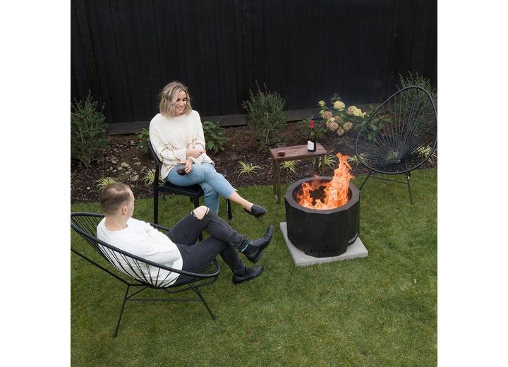 Blue Sky Outdoor Living The Peak Patio High Efficiency Pellet Fire Pit, 23.9