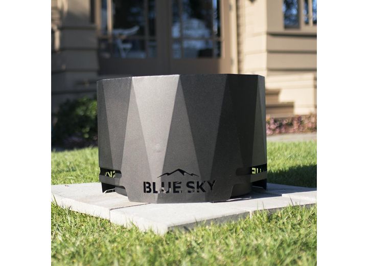 Blue Sky Outdoor Living The Peak Patio High Efficiency Pellet Fire Pit, 23.9