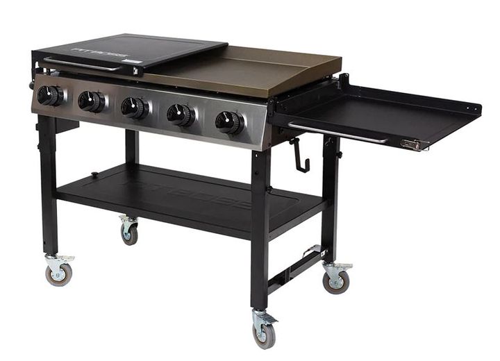 Pit Boss 5-Burner Griddle with 2 Folding Side Shelves  • 10762