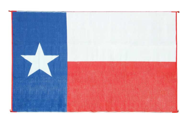 Camco Open Air Reversible Outdoor Mat - 9' x 12' Texas Flag  • 42860