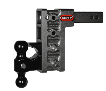 Gen-Y Hitch Mega-Duty 2 in. Shank Adjustable Drop Hitch, 16K Towing  • GH-525