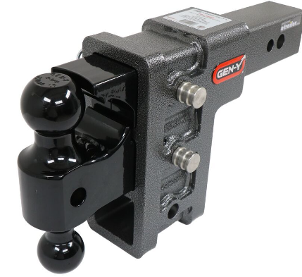 Gen-Y Hitch Adjustable 2-Ball Mount - 2-1/2