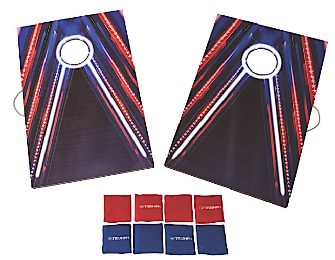 Escalade Sports Triumph LED Keyhole 2 ft. x 3 ft. Cornhole Set  • 35-7360-3