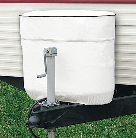 Classic Accessories RV LP Tank Cover - Dual 30 lbs - White  • 79730