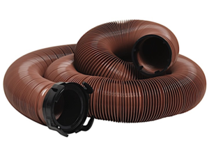 Valterra EZ Flush Sewer Drain Hose With Adapter - 20 Ft  • D04-0044