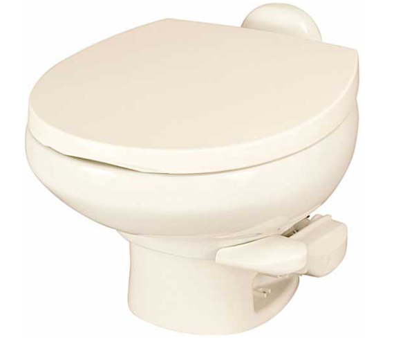 Thetford Aqua Magic Style II Low Profile RV Toilet Without Water Saver - Bone White  • 42063