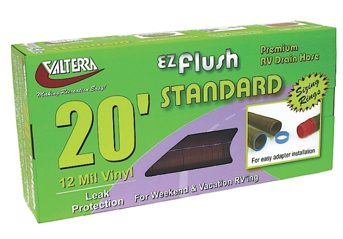 Valterra Flush 20' Bronze Standard Drain Hose  • D04-0016