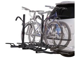 Sport Rack Crest Deluxe 4 Lock & Tilting Platform Hitch Rack - 4 Bike Black  • SR2902BLR