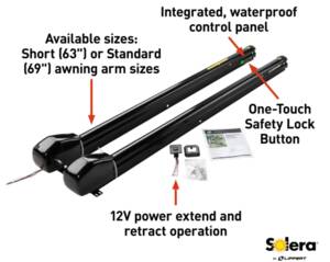 Lippert 12V Smart Arm Awning Hardware Kit - 63