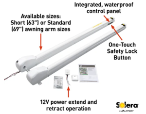 Lippert 12V Smart Arm Awning Hardware Kit - 63