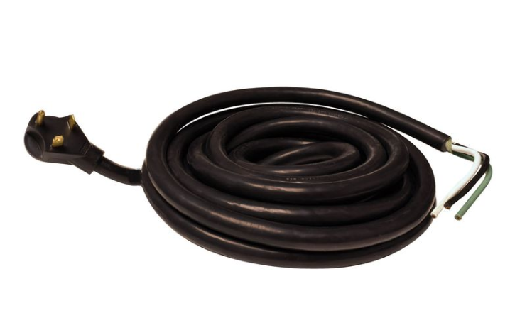 Valterra Mighty Cord 30A Male 25' Power Supply Cord with Standard Grip  • A10-3025ENDBK