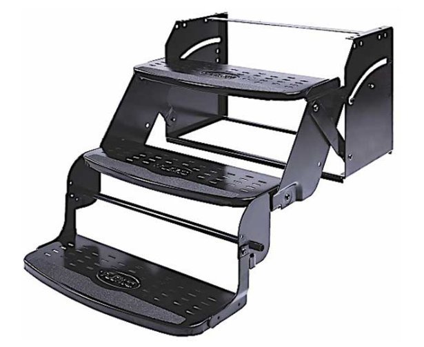 Stromberg Carlson  Flexco Manual Pull-Out Steps for RVs - Triple - 9