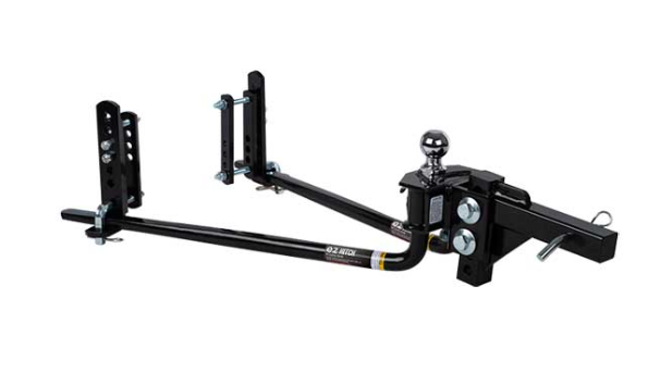 Fastway e2 Round Bar Weight Distribution Hitch with Built-In Sway Control - 6,000 lb. Weight Rating  • 94-00-0600