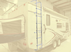 Stromberg Carlson RV Exterior Ladder w/ Hinges - Aluminum - 99-1/2