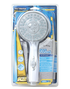 Camco RV Shower Head Kit - White  • 43714