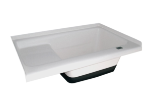 Icon Sit in Step RV Bath Tub with Right Hand Drain - 36