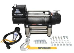 Superwinch Tiger Shark 11500 12V Wire Rope Winch • 1511200