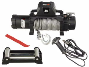 Rugged Ridge Trekker S12.5 Winch, 12,500lb Synthetic Rope with Wireless Remote  • 15100.25