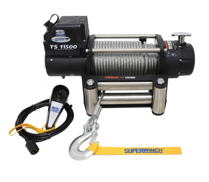 Superwinch Tiger Shark 11500 12V Wire Rope Winch  • 1511200