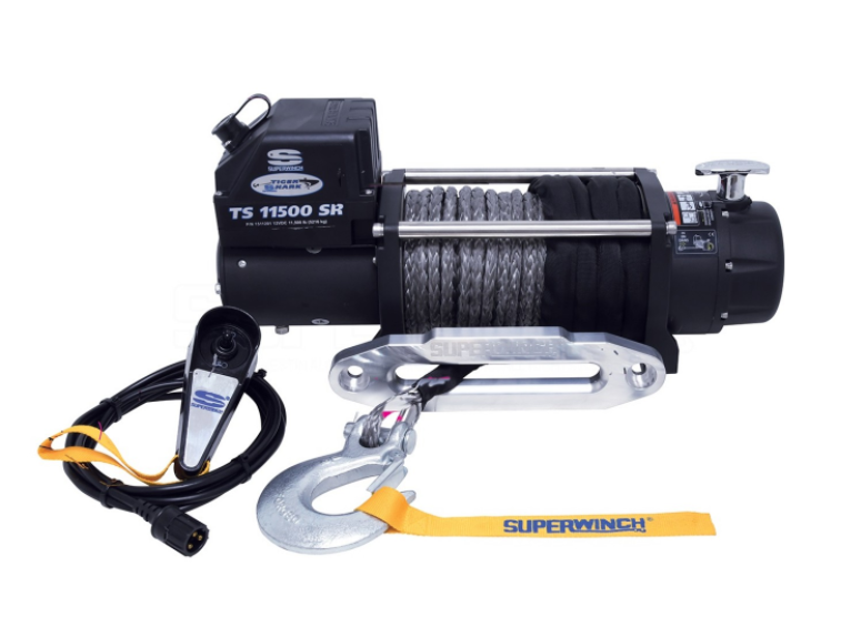 Superwinch Tiger Shark 11500SR 12V Synthetic Rope Winch  • 1511201