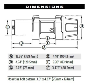 Warn VRX 35 Powersport Winch   • 101035