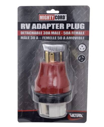 Valterra Mighty Cord 30A-50A Detachable Adapter Plug • A10-3050DAVP