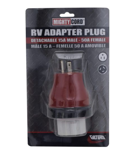 Valterra Mighty Cord 15A-50A Detachable Adapter Plug  • A10-1550DAVP