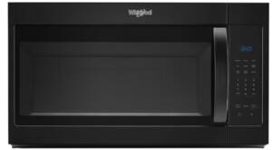 Whirlpool 1.7 Cu. Ft. Microwave Hood Combination-Black • WMH31017HB