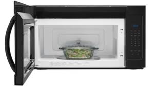 Whirlpool 1.7 Cu. Ft. Microwave Hood Combination-Black • WMH31017HB