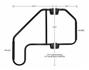 Stromberg Carlson Lend-A-Hand Extended Assist Rail  • AM-533