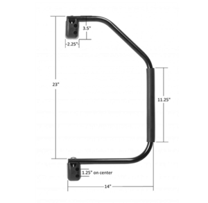 Stromberg Carlson Lend-A-Hand Folding RV Hand Rail - Silver  • AM-300